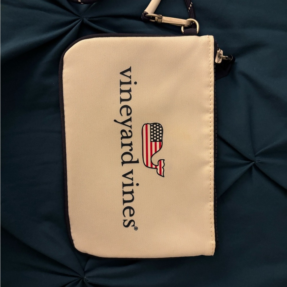 Vineyard Vines White Clutch Bag